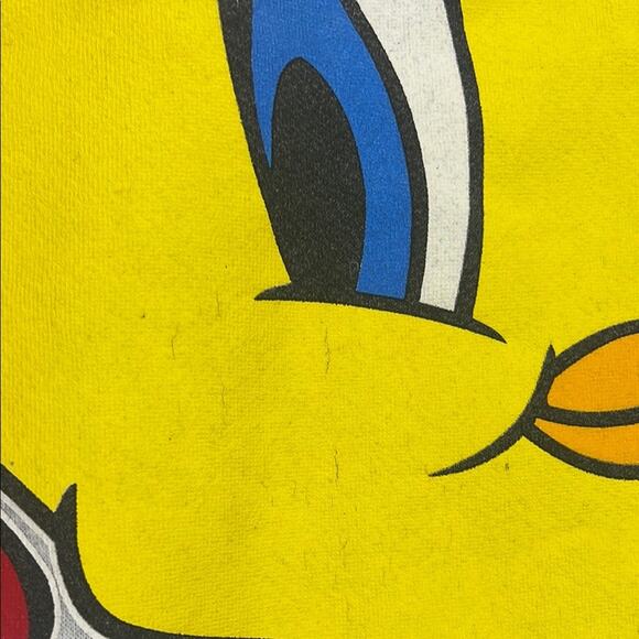 Looney Tunes Warner Bros Vintage Christmas Tweety Bird Crewneck Sweater Large - Picture 5 of 10